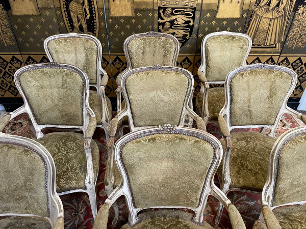 Suite Of 10 Louis XV Style Armchairs