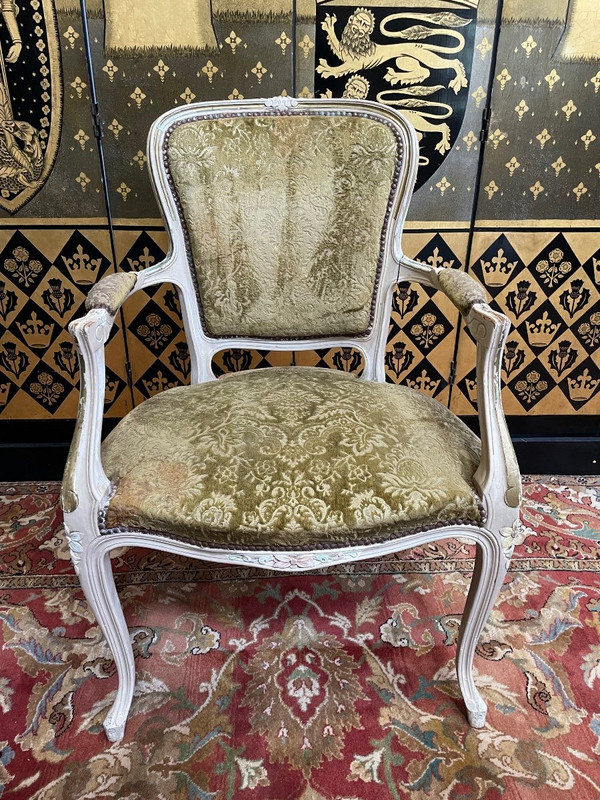 Suite Of 10 Louis XV Style Armchairs