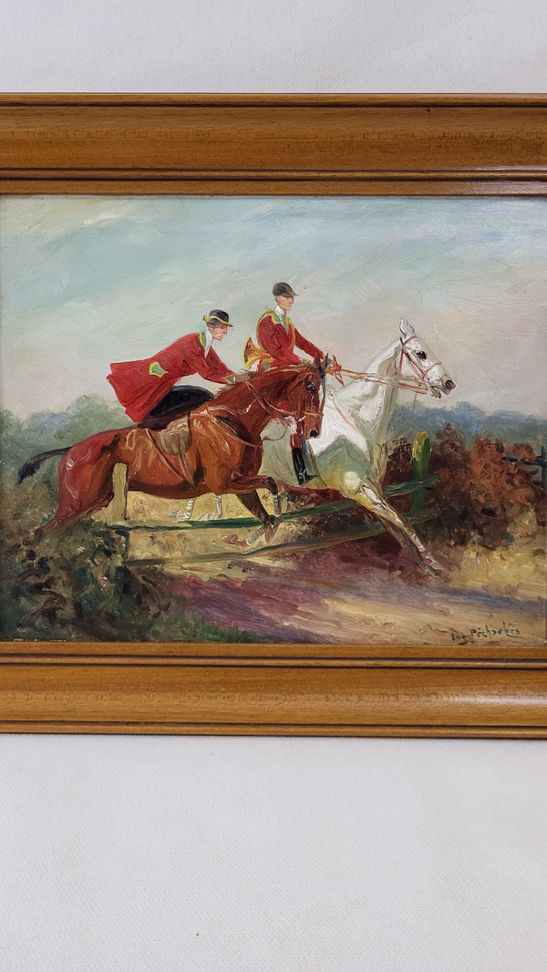Eugene Pechaubes (1890-1967) - Balzo oltre la recinzione