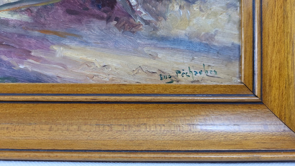 Eugene Pechaubes (1890-1967) - Balzo oltre la recinzione
