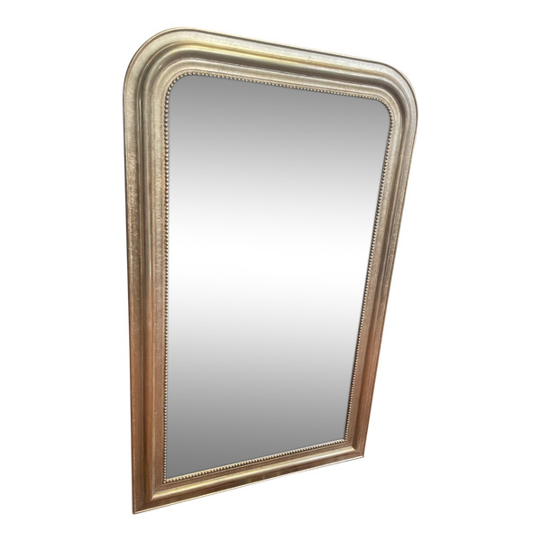 Restored Louis Philippe period gold leaf mirror