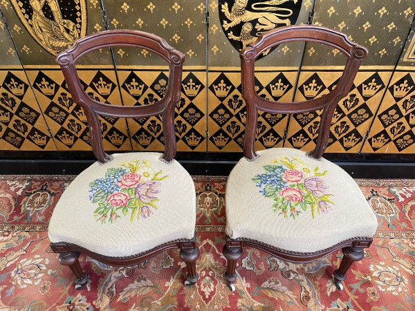 Pair Of Napoleon III Chairs