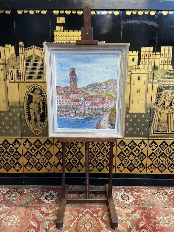 Huile Sur Toile de Port