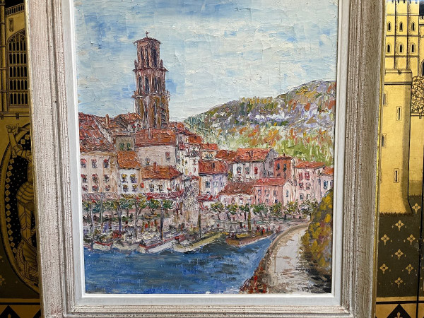 Huile Sur Toile de Port