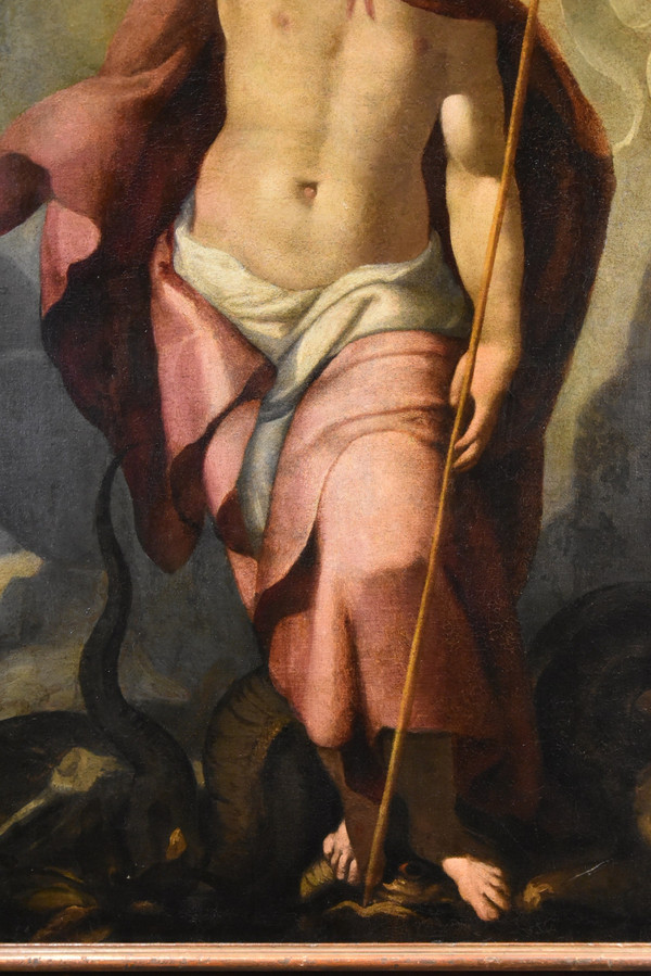 Die Auferstehung Christi, Follower von Tiziano Vecellio (Pieve di Cadore 1490 - Venedig 1576)