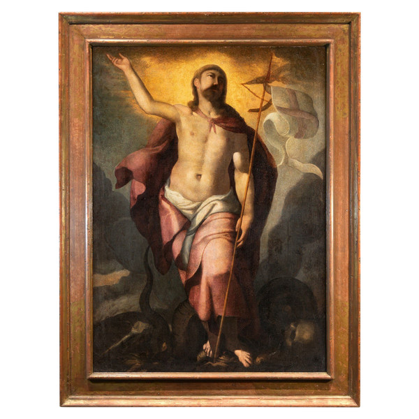 Die Auferstehung Christi, Follower von Tiziano Vecellio (Pieve di Cadore 1490 - Venedig 1576)