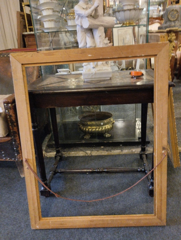Paire De Cadres - Bois Doré - Art Nouveau - V. 1900.