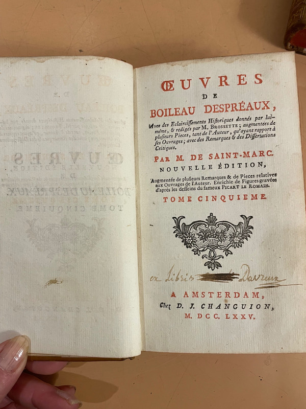 Works by Boilaeu