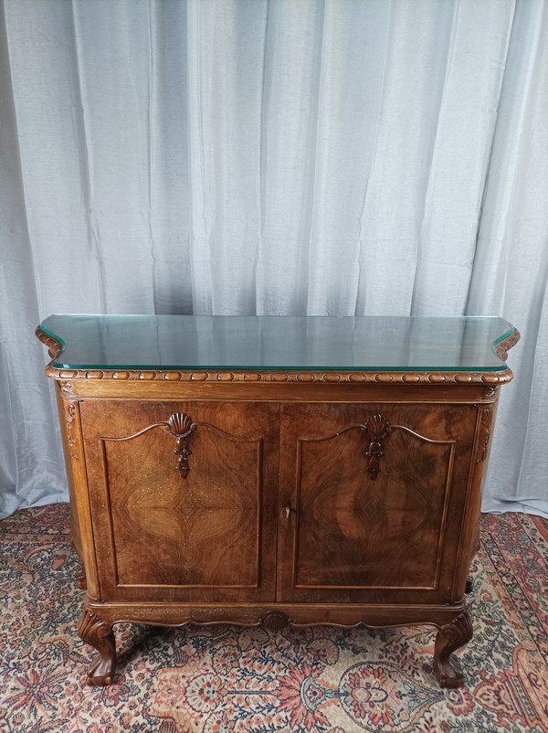 Credenza inglese in mogano Chippendale Jellinek Paris
