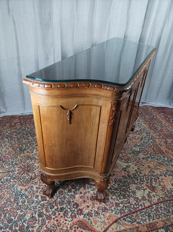 Credenza inglese in mogano Chippendale Jellinek Paris