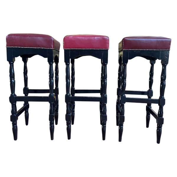 Suite De 3 Tabourets De Bar