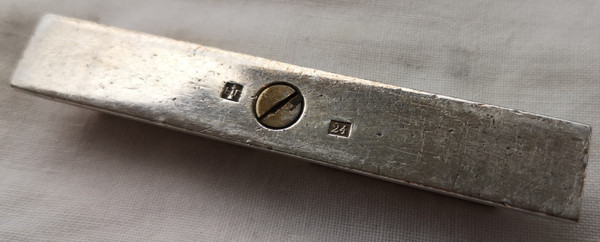 12 art deco silver-plated knife-holders by Lagarde et Fortin (Saint Médard, France)
