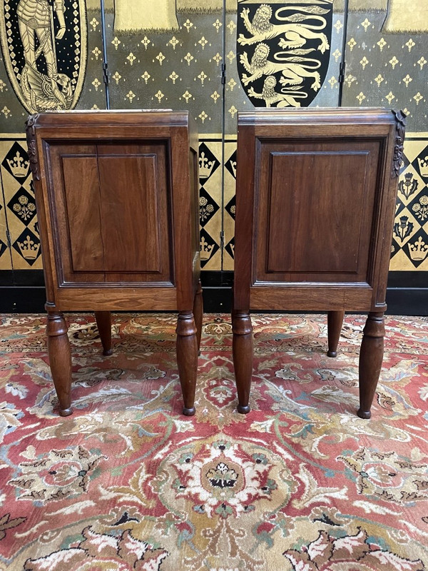 Paire De Tables De Chevets époque Art Déco