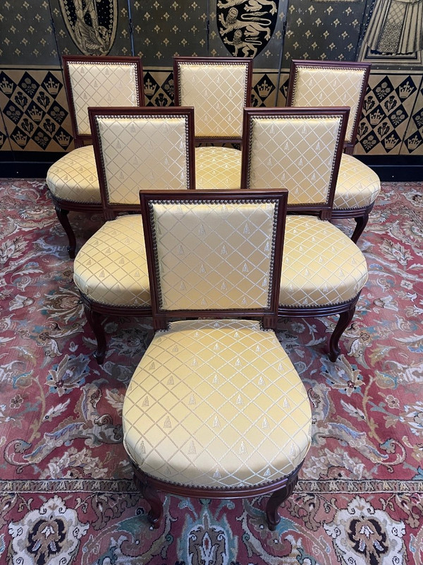 Suite Of 6 Chairs Napoleon III period