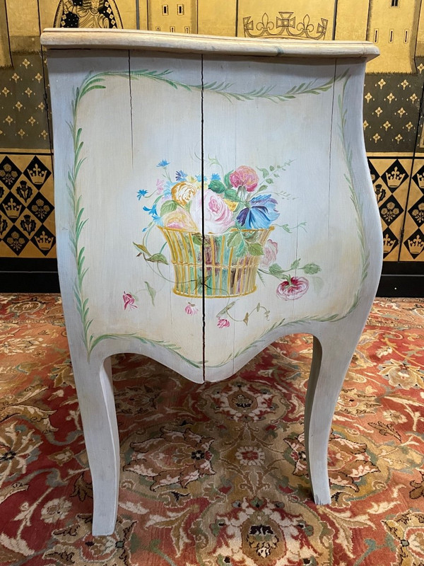 Commode Peinte De Style Louis XV