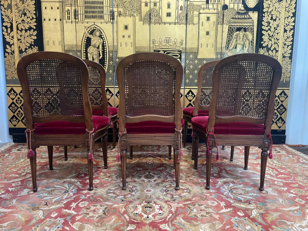 Suite Of 6 Louis XVI Style Cane Chairs