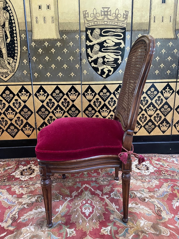 Suite Of 6 Louis XVI Style Cane Chairs