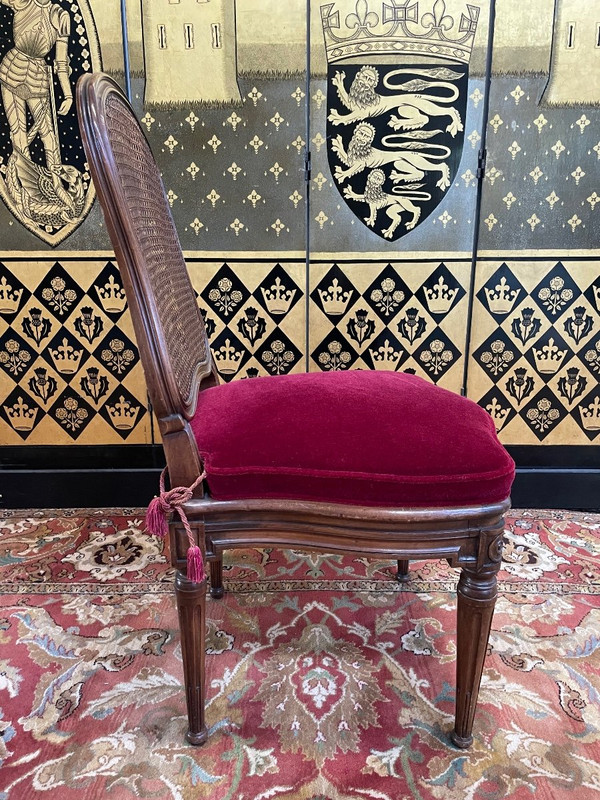 Suite Of 6 Louis XVI Style Cane Chairs