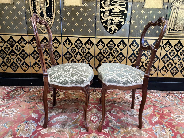 Armchair - Louis XV Style Bergère And Pair Of Chairs