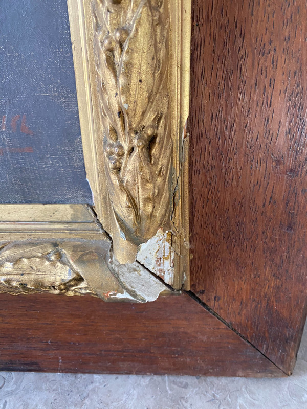 Portrait of a man signed Almagia