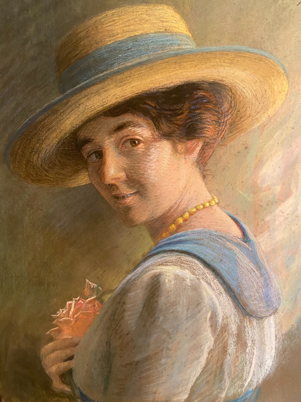 Porträt einer Frau aus dem Jahr 1918