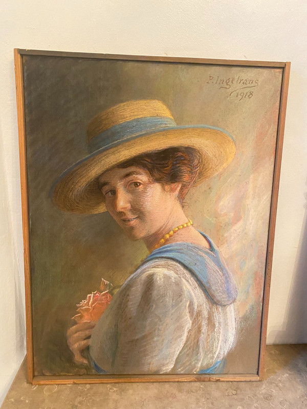 Porträt einer Frau aus dem Jahr 1918
