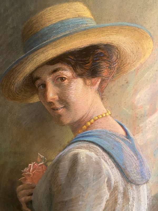 Porträt einer Frau aus dem Jahr 1918