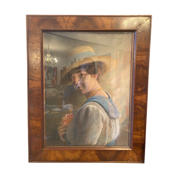 Porträt einer Frau aus dem Jahr 1918