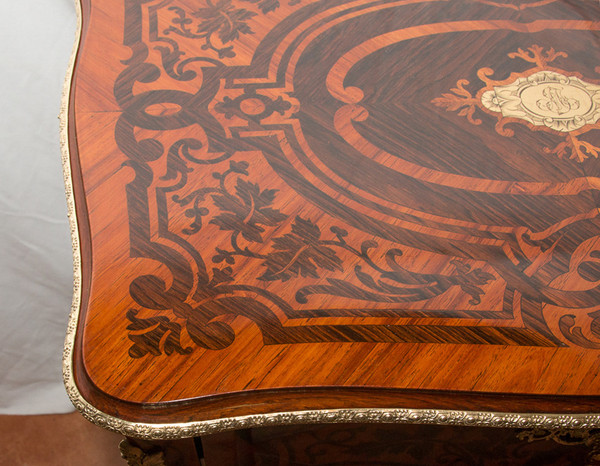 Travailleuse En Marqueterie époque Napoleon III