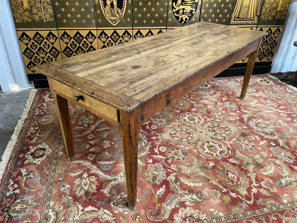 Table De Ferme En Chêne Massif