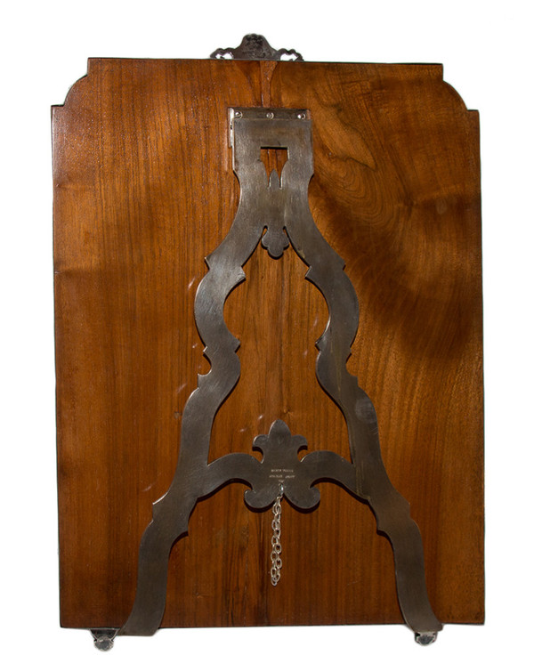 Großer italienischer Tischspiegel aus Sterlingsilber aus dem Jahr 1900
