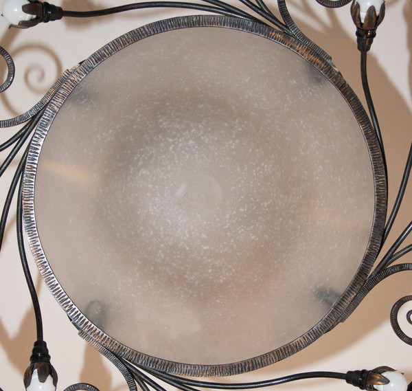 Large Schneider Chandelier Art Deco Period