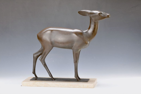Wilhelm KRIEGER (A) (1877-1945) la cerva, 1920 circa