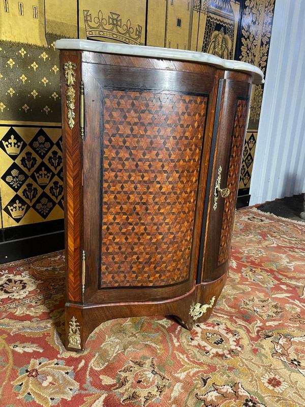 Encoignure In Intarsien 18. Napoleon III