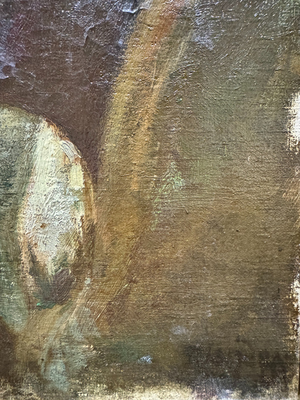 Französische Impressionistenschule um 1890 - Nachdenklicher Mann
