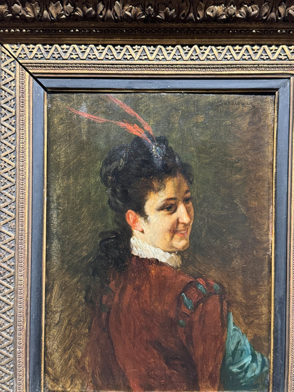 Ladislaus Bakalowicz (1833-1903) - Porträt einer Frau