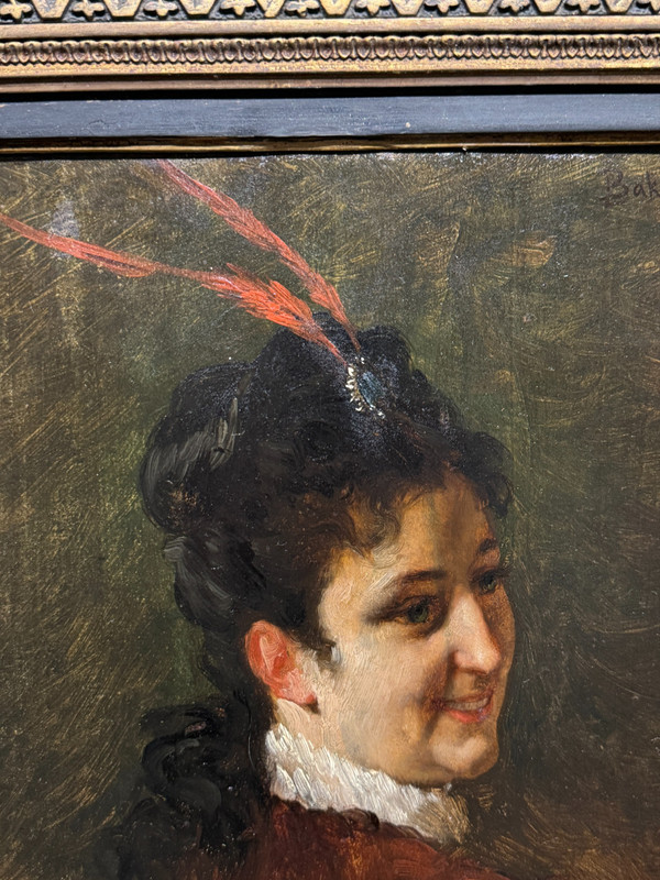 Ladislaus Bakalowicz (1833-1903) - Porträt einer Frau