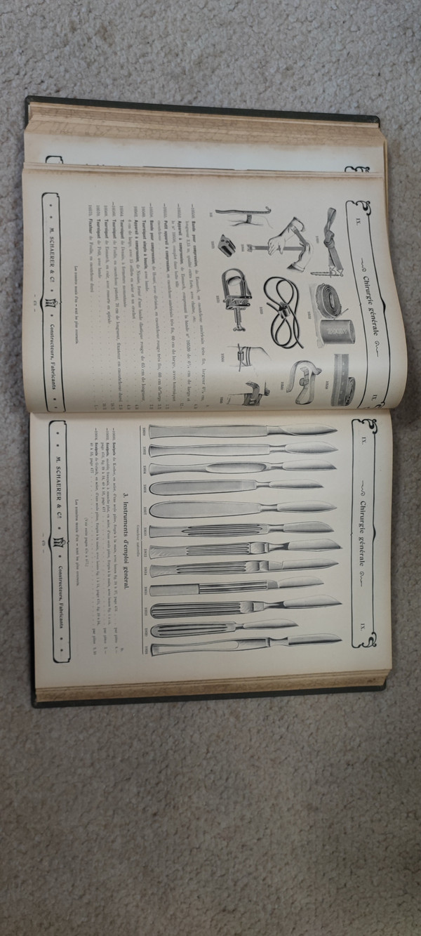M.Schaerer.instruments, apparatus and installations for medicine and surgery