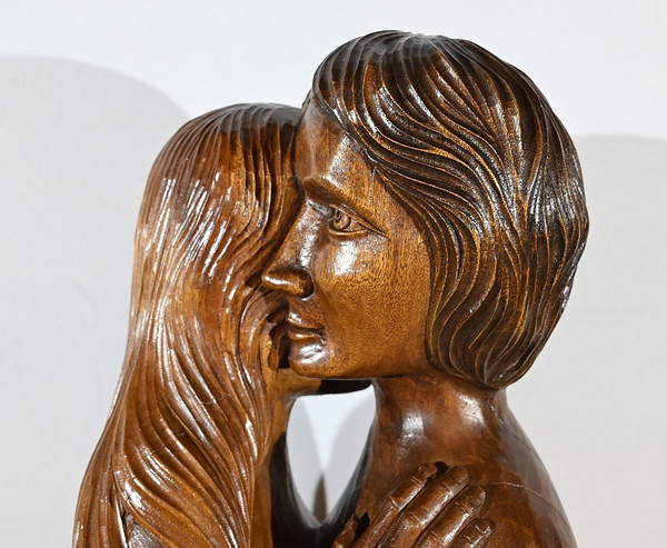 Importante Scultura in Mogano Massello – Metà del XX Secolo
