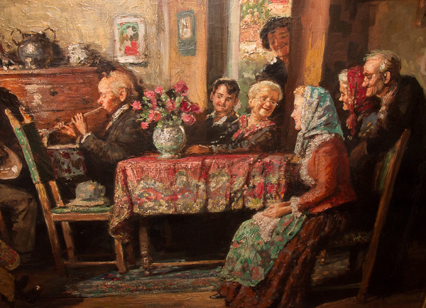 Scena di genere Alberto Cecconi 1897–1973