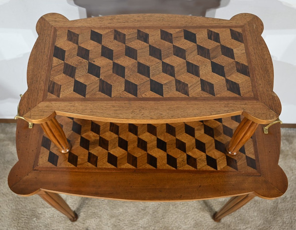 Table de Service en Marqueterie de Noyer et Palissandre – 1940