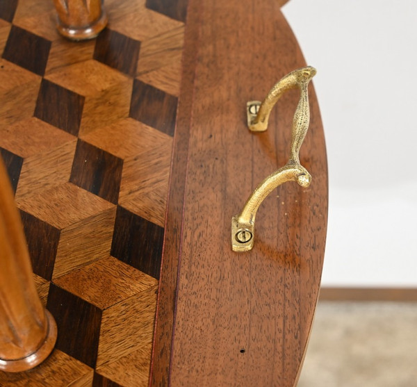 Table de Service en Marqueterie de Noyer et Palissandre – 1940