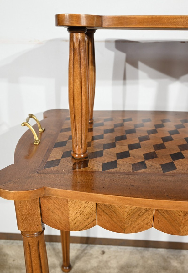 Table de Service en Marqueterie de Noyer et Palissandre – 1940