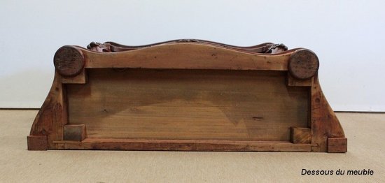  Console Desserte en Acajou massif, époque Napoléon III - Milieu XIXe 