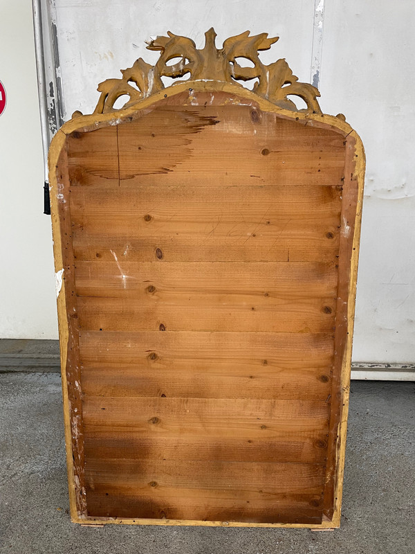 Grand Miroir Doré Napoléon III 165 X 92 Cm