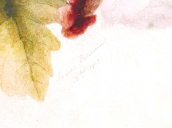 Marie RIVERIN, Bouquet de fleurs
