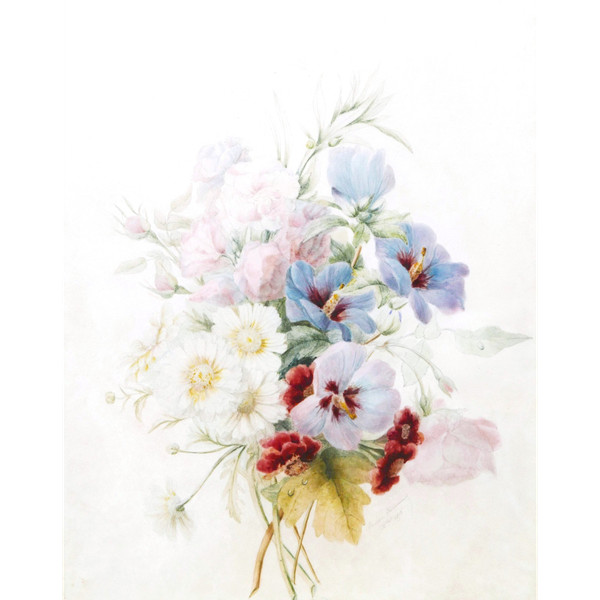 Marie RIVERIN, Bouquet de fleurs