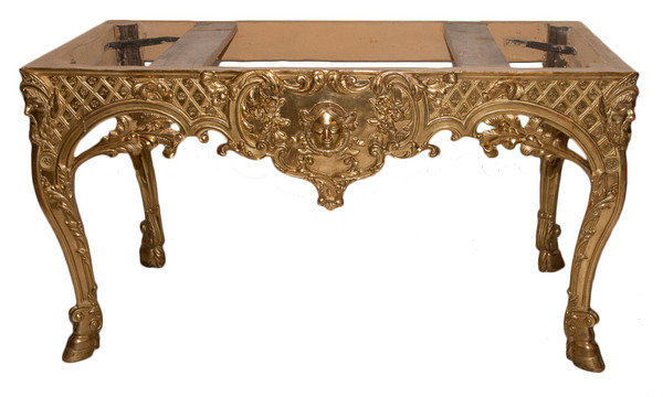 Console En Bois Sculpté Et Doré époque Régence