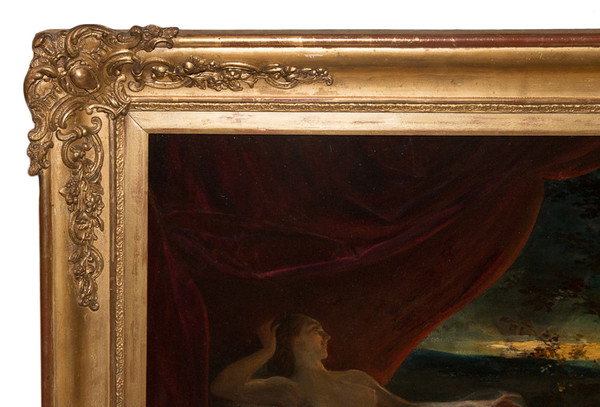 Femme Nue Allongée Jean Louis Victor Viger Du Vigneau (1819-1879)