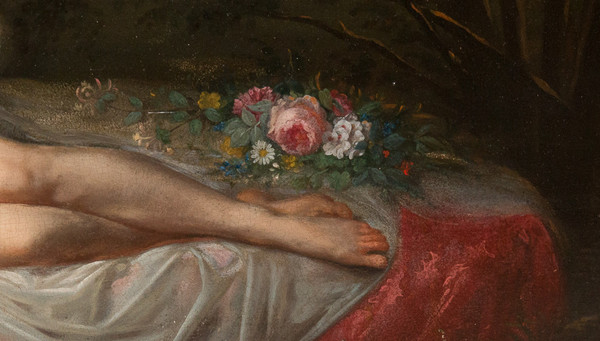 Femme Nue Allongée Jean Louis Victor Viger Du Vigneau (1819-1879)
